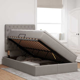 Letto con Contenitore Talpa 120 x 200 cm Pelle Sintetica