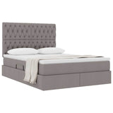 Letto con Contenitore Talpa 140 x 190 cm Pelle Sintetica
