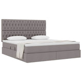 Letto con contenitore e materasso Talpa 160 x 200 cm Tessuto
