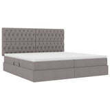 Letto con contenitore e materasso Talpa 200 x 200 cm Tessuto