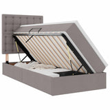 Letto con contenitore e materasso Talpa 90 x 190 cm Tessuto