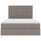 Letto con contenitore e materasso Talpa 140 x 200 cm Tessuto
