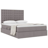 Letto con contenitore e materasso Talpa 140 x 200 cm Tessuto