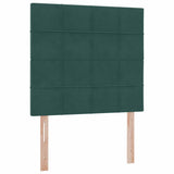 Letto con contenitore e materasso Verde Scuro 90 x 200 cm