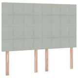 Letto con contenitore e materasso Grigio chiaro 140 x 200 cm