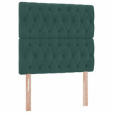 Letto con contenitore e materasso Verde Scuro 90 x 200 cm