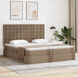 Letto con contenitore e materasso Cappuccino 180 x 200 cm