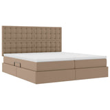 Letto con contenitore e materasso Cappuccino 180 x 200 cm