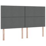 Letto con Contenitore Grigio scuro 180 x 200 cm Pelle Sintetica