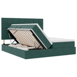 Letto con Contenitore Verde Scuro 180 x 200 cm Velluto