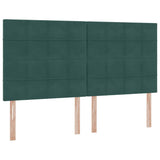 Letto con Contenitore Verde Scuro 180 x 200 cm Velluto