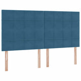 Letto con Contenitore Blu Scuro 180 x 200 cm Velluto