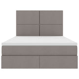 Letto con luci a strisce a LED Talpa 140 x 190 cm Tessuto