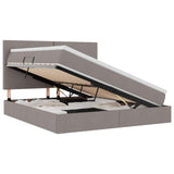 Letto con luci a strisce a LED Talpa 180 x 200 cm Tessuto