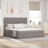 Letto con contenitore e LED Talpa 180 x 200 cm Poliestere