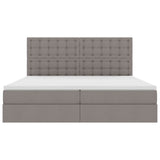 Letto con luci a strisce a LED Talpa 200 x 200 cm Tessuto