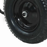 Carriole Argento e Nero 137 x 60 x 65,5 cm Acciaio