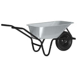 Carriole Argento e Nero 141 x 60 x 57 cm Acciaio