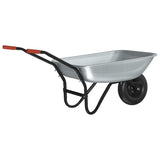 Carriole Argento e Nero 133 x 62,5 x 58 cm Acciaio