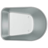 Sostituzione Vassoio Carriola Argento 90 x 63 x 28 cm Acciaio