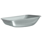 Sostituzione Vassoio Carriola Argento 80 x 60 x 25 cm Acciaio