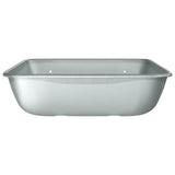 Sostituzione Vassoio Carriola Argento 80 x 60 x 25 cm Acciaio