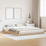 Struttura letto a terra Naturale 140 x 220 cm Pino massello