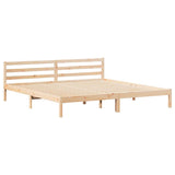 Struttura del letto Marrone 215,5 x 205,5 x 69,5 cm