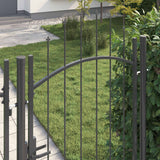Cancello da giardino Woerden Grigio 200 x 100 cm Acciaio