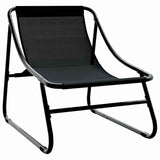Arredamento da Giardino 3 pcs Nero Acciaio verniciato a polvere