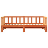 Letto Giorno Estraibile Marrone cerato 193.5 x 184 x 66 cm