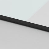 Porta Scorrevole Set Ferramenta Nera 76x205 cm Vetro Temperato