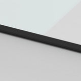 Porta Scorrevole Ferramenta Nera 102,5x205 cm Vetro Temperato