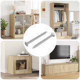 Chiodi per Legno 2 pcs Argento  3 x 15 mm Metallo