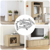 Vite a testa cilindrica 2900 pcs Argento Acciaio