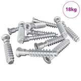 Vite a testa cilindrica 2900 pcs Argento Acciaio