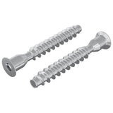 Viti confermat 2 pcs Argento 7 x 50 mm Metallo