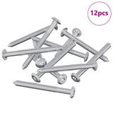 Viti per mobili 12 pcs Argento M6 x 60 mm Acciaio