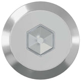 Viti per mobili 12 pcs Argento M6 x 70 mm Acciaio
