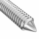 Viti per mobili 2 pcs Argento M6 x 100 mm Acciaio