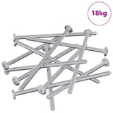Viti per mobili 800 pcs Argento Acciaio