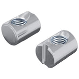 Dado per Barile 2 pcs Argento M6 x 13 mm Ferro