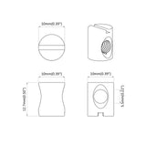 Dado per Barile 2 pcs Argento M6 x 13 mm Ferro