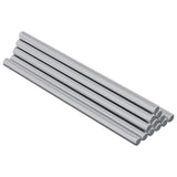 Barre filettate 12 pcs Argento M6 x 120 mm Metallo