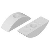 Dado a mezzaluna 2 pcs Bianco M6 Polipropilene