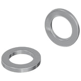 Rondelle 2 pcs Argento 10 x 10 x 1,2 mm Acciaio