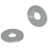 Rondelle 2 pcs Argento 18 x 18 x 1,2 mm Ferro