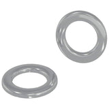 Rondelle 2 pcs Argento 10 x 10 x 0,8 mm Ferro