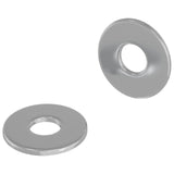 Rondelle 2 pcs Argento 12 x 12 x 1,2 cm Ferro