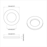 Rondelle 33962 pcs Argento Ferro
